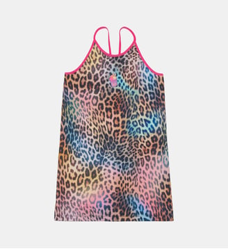 Robe de plage avec logo sur la poitrine - Diesel Kids - Léopard