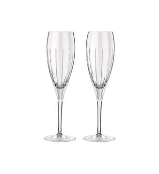 Lot de 2 flutes à champagne en cristal - IRIANA Christofle