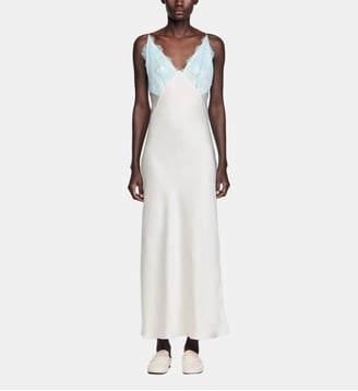 Robe longue esprit lingerie Sandro