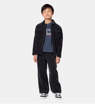 Tee-shirt à manches courtes - Zadig&Voltaire Kids - Bleu cargo