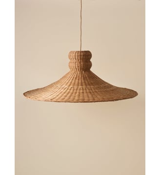 Abat-jour XL en rotin - Cyrillus - Bois naturel