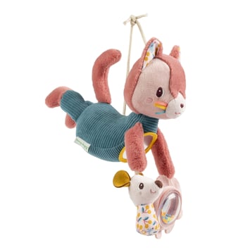 Peluche d'activités Acti-nomade - Lilliputiens - Rose