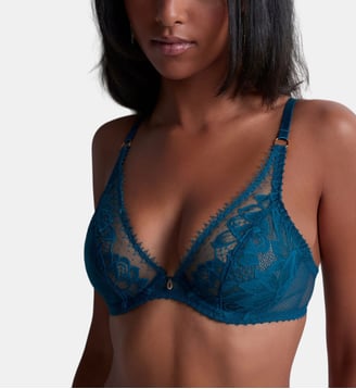 Soutien gorge Triangle avec armatures - Aubade - Bleu