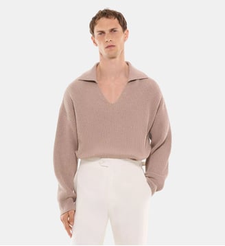 Pull col bateau en laine et coton - Fursac - Ficelle
