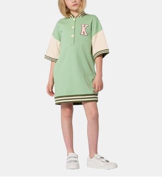 Robe en molleton - Kenzo Kids - Quiet green