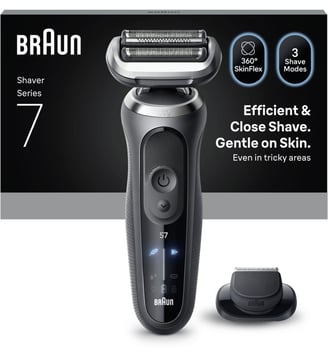 Rasoir électrique Series 7 72-G1200s - Braun - Noir
