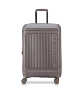 Valise extensible rigide Lutece 4R 69 cm - Delsey Paris - Marron