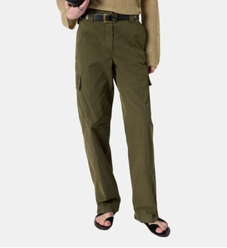Pantalon militaire en coton - AMAELLE - Gerard Darel - Vert kaki