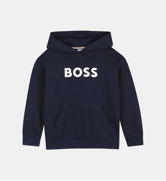 Sweat-shirt à capuche - BOSS Kidswear - Bleu cargo
