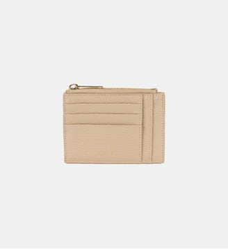Porte-cartes Dune cuir grainé - Lancaster - Beige