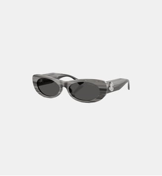 Lunettes de soleil Ovale JC5038BU - Jimmy Choo - Gris