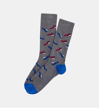 Chaussettes en coton - Sneakers Gris - Arthur - Gris