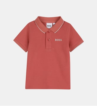 Polo manches courtes - BOSS Kidswear - Roseviolacee
