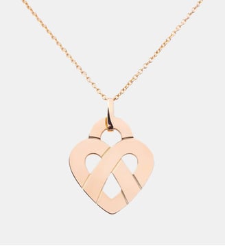 Pendentif Cœur Entrelacé - Poiray - Or rose