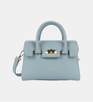 Mini sac à main Milano Cosmos en cuir - Lancaster - Bleu gris