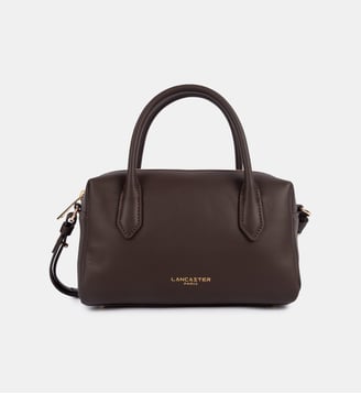 Sac à main trotter Donna Cube M cuir - Lancaster - Marron foncé