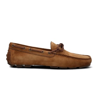 Mocassin tassel moc - cuir velours - Fairmount - Marron