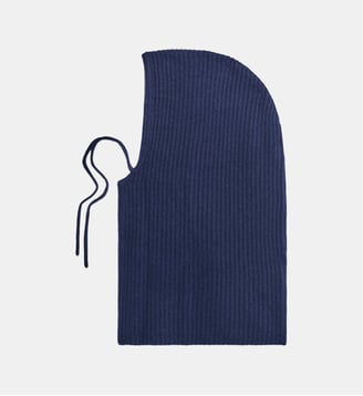 Cagoule en cachemire à côtes - DORY - Gerard Darel - Marine