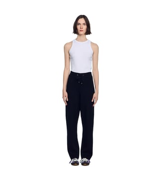 Pantalon de jogging à strass - Sandro - Noir