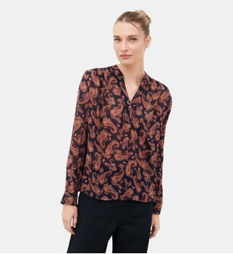Chemise clove - Motif rayures - Viscose lenzing ecovero - Caroll - Multicolore