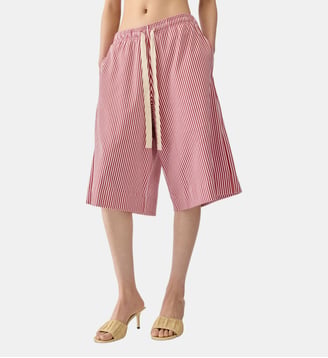Le Short D'ete - Jacquemus - Print mini stripes red