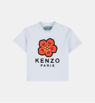 T-shirt pression a l'epaule - Kenzo Kids - Libellule
