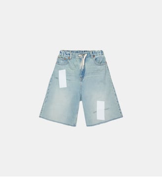 Short en denim ample - MM6 Maison Margiela - Denim bleu