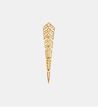 Boucle d'oreille Stairway M Diamants et Or Jaune - Statement - Or jaune