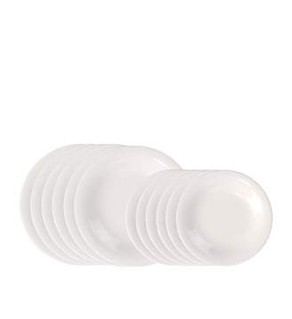 Ensemble d’assiettes, 12pcs EC - Villeroy & Boch - Blanc