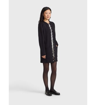 cardigan pression Tanger long - Agnès b. - Noir