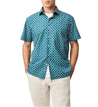 Chemise Casual en Maille de Coton Crown Hill - Rodd & Gunn - Brume