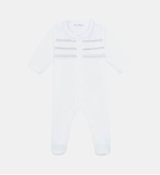 Pyjama -  coton col claudine broderie - Tartine Et Chocolat - Écru