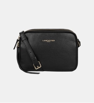 Sac camera Dune en cuir grainé - Lancaster - Noir