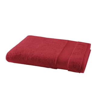 Drap De Douche Pétale - Anne de Solène - Bordeaux