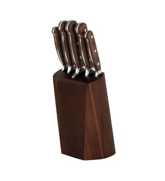 Bloc 5 couteaux de cuisine - Richardson Sheffield - Marron