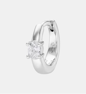 Boucle d'oreille créole Audacieuse or - Nebuleuse Bijoux - Argent
