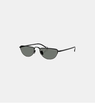 Lunettes de soleil Papillon AR6166J - Giorgio Armani - Noir mat