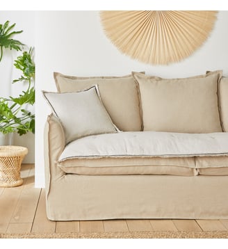 Matelas d'assise coton/lin La Redoute Interieurs
