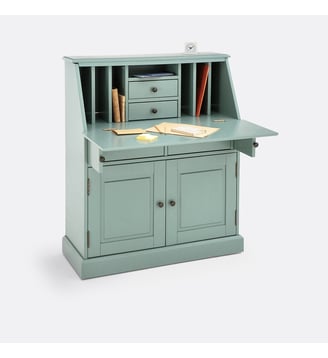 Bureau secrétaire Betta - La Redoute Interieurs - Vert de gris