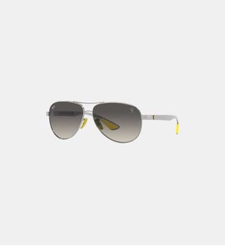 Lunettes de soleil Pilote RB8331M RB8331M Scuderia Ferrari Collection - Ray Ban - Argent