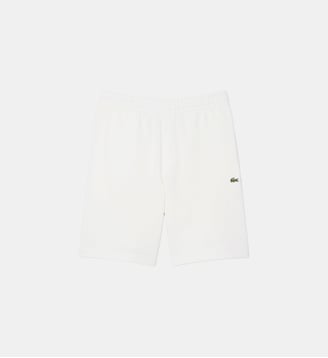 Short molleton - Lacoste - Blanc