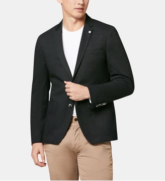 Veste en jersey en coton mélangée slim Alex-ST - Digel - Anthracite