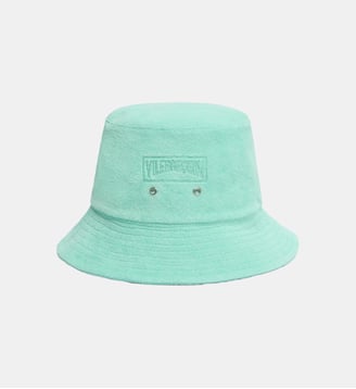 Chapeau en éponge uni - Vilebrequin - Bleu turquoise