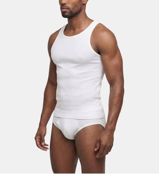 Débardeur Army Ribbed - Ron Dorff - Blanc