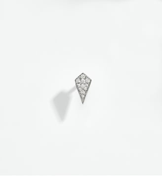 Puce Stairway diamants et argent - Statement - Argent