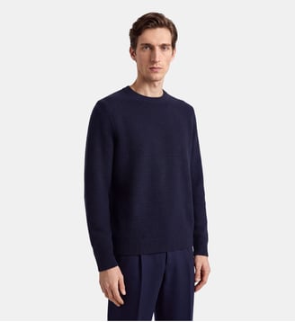 Pull-over 1/1 Regular - Seidensticker - Navy