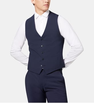 Gilet de costume Nicolo - Digel - Bleu saphir