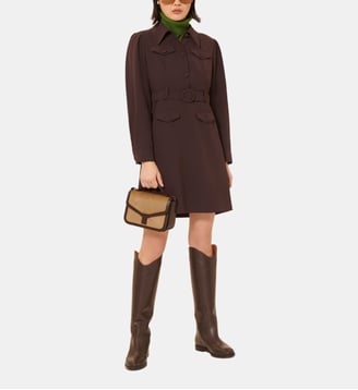 Robe Roya - Tara Jarmon - Chocolat