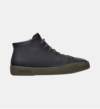 Baskets Peu Touring cuir - Camper - Noir nuit