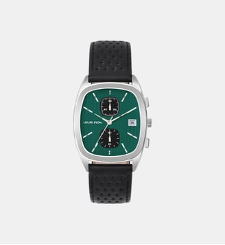 Montre ARSÈNE Vert, Noir XK3411IV\15 - Louis Pion - Argenté